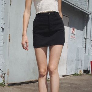 Brandy Melville black denim skirt